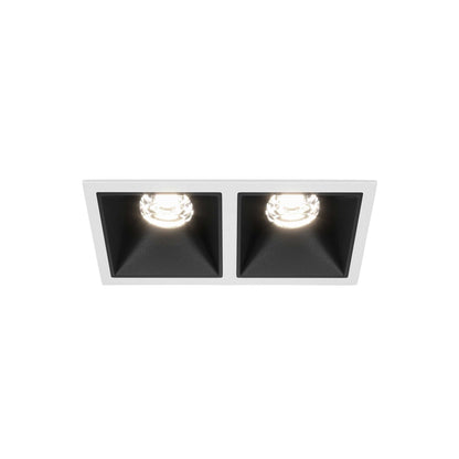 Maytoni downlight Alfa LED 10W 36° indbygget firkantet lampe, sort
