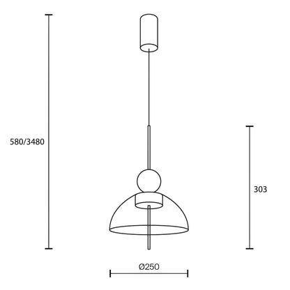 Maytoni Bangkok LED-pendel