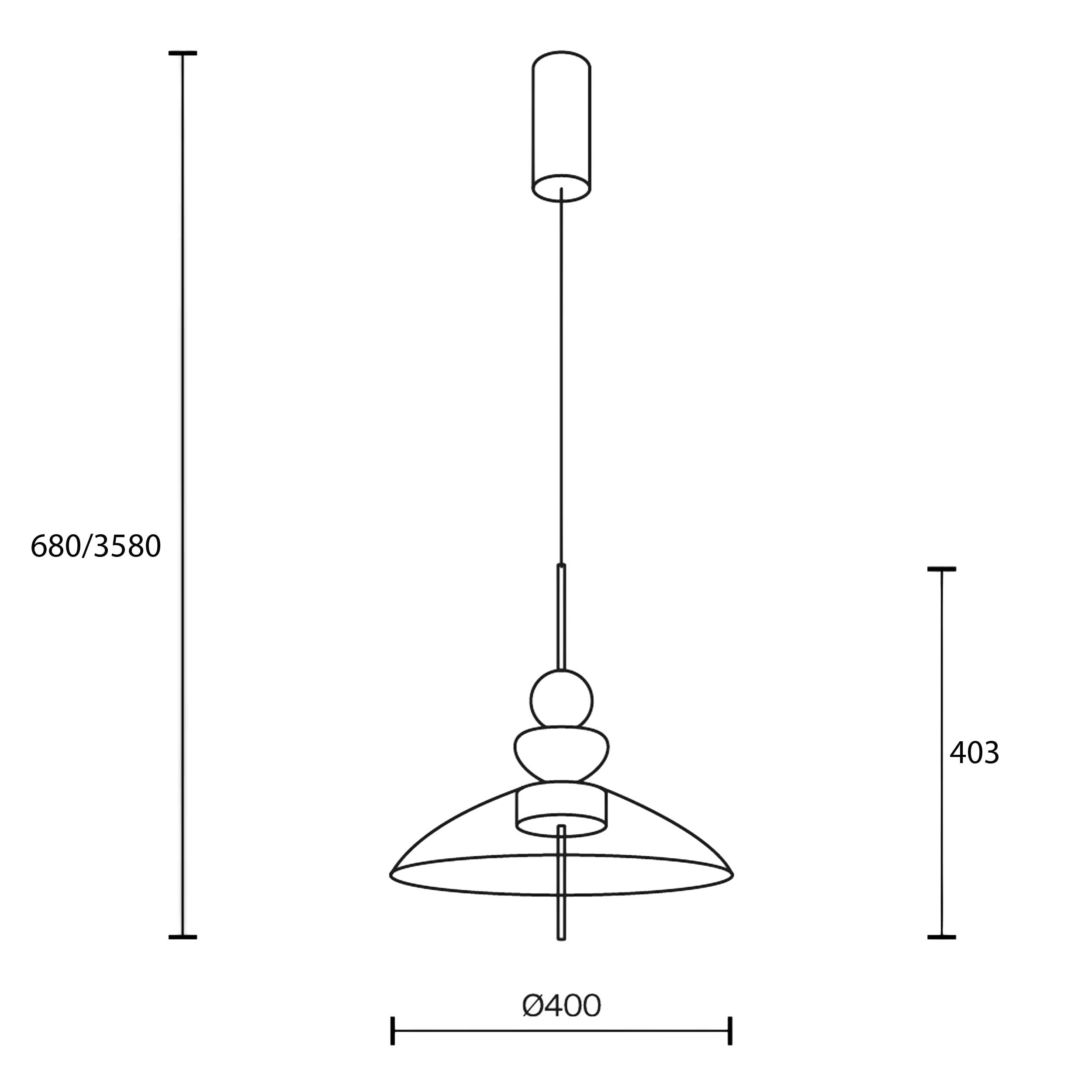 Maytoni Bangkok LED-pendel