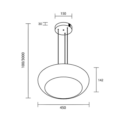 Maytoni Bassa LED-pendel