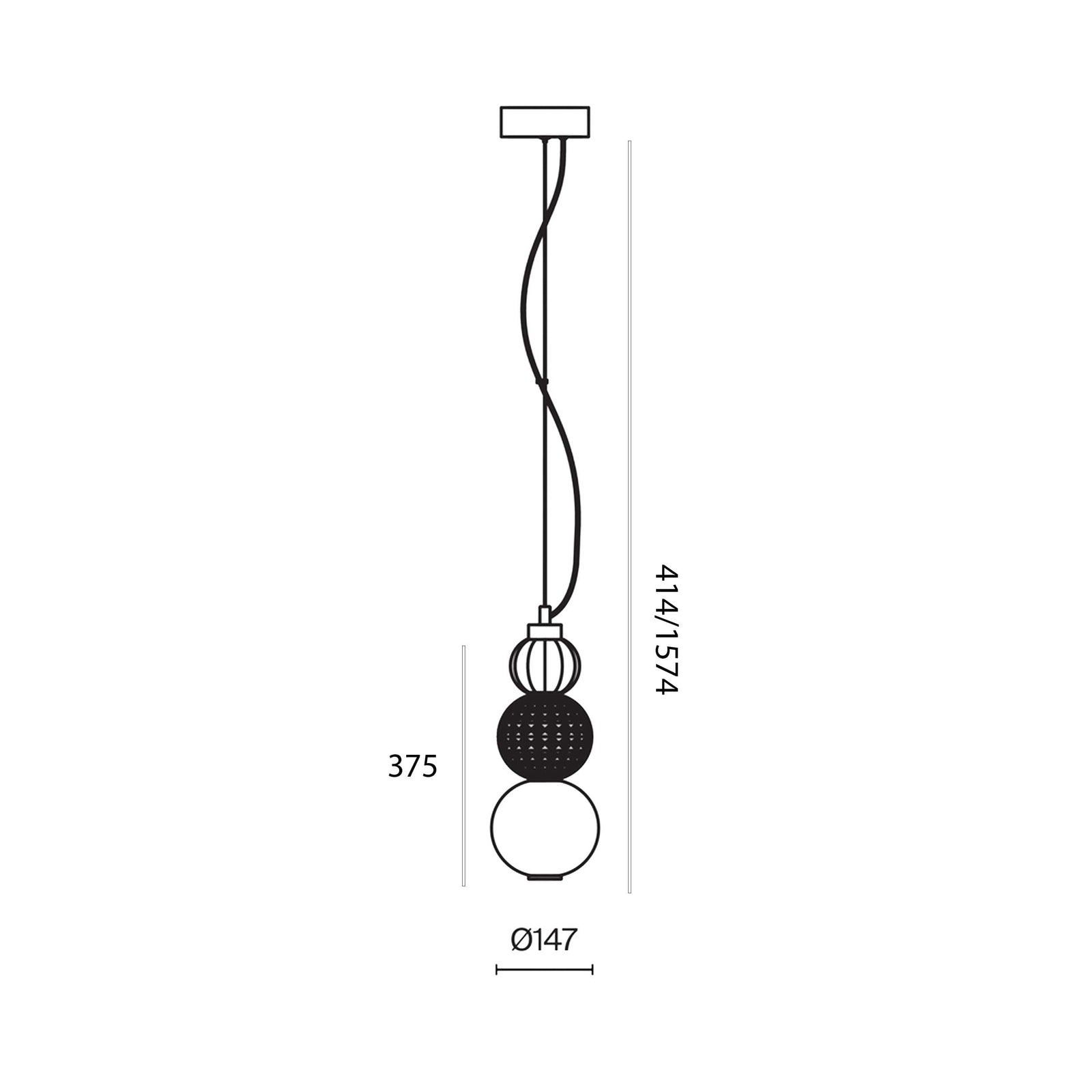 Maytoni Collar LED pendel