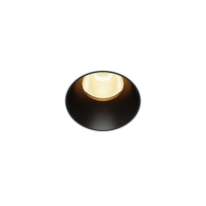 Maytoni downlight Dip LED 50° indbygget cirkulært lysarmatur, sort