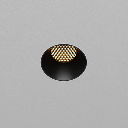 Maytoni downlight Dip LED 50° indbygget cirkulært lysarmatur, sort