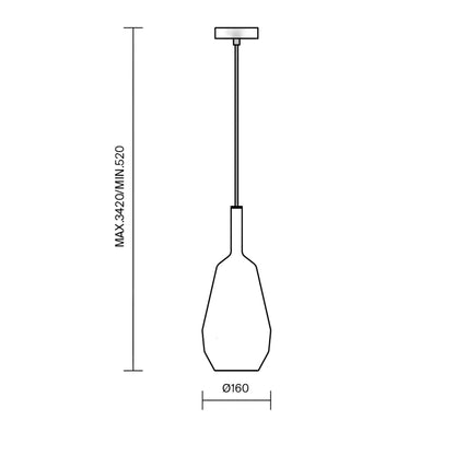 Maytoni Duality E27 pendel