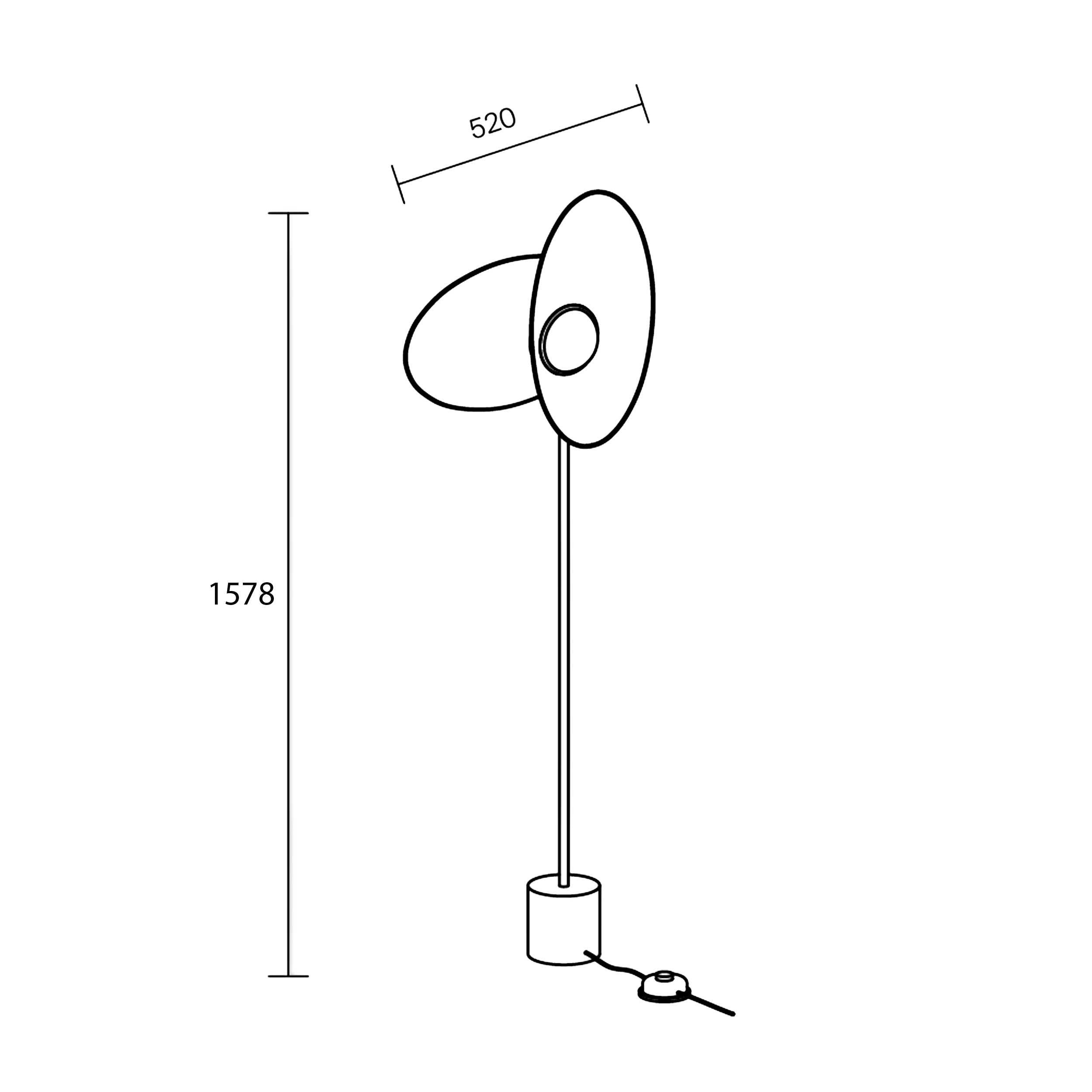 Maytoni Evolution LED-gulvlampe