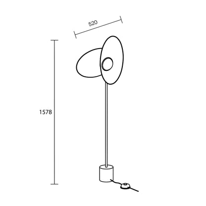 Maytoni Evolution LED-gulvlampe