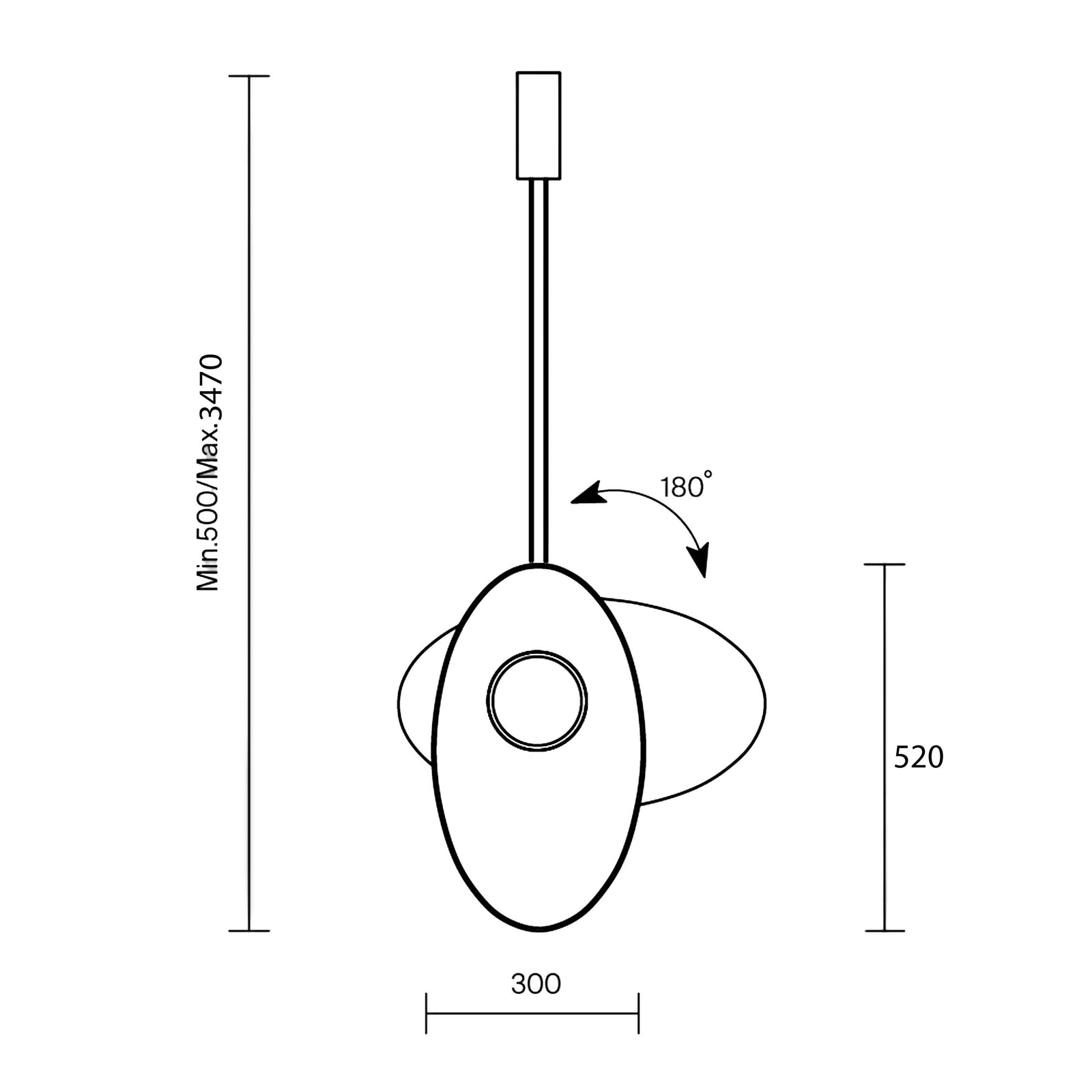 Maytoni Evolution LED-pendel