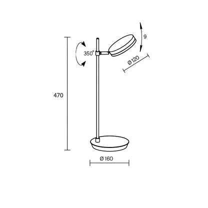 Maytoni Fad LED-bordlampe