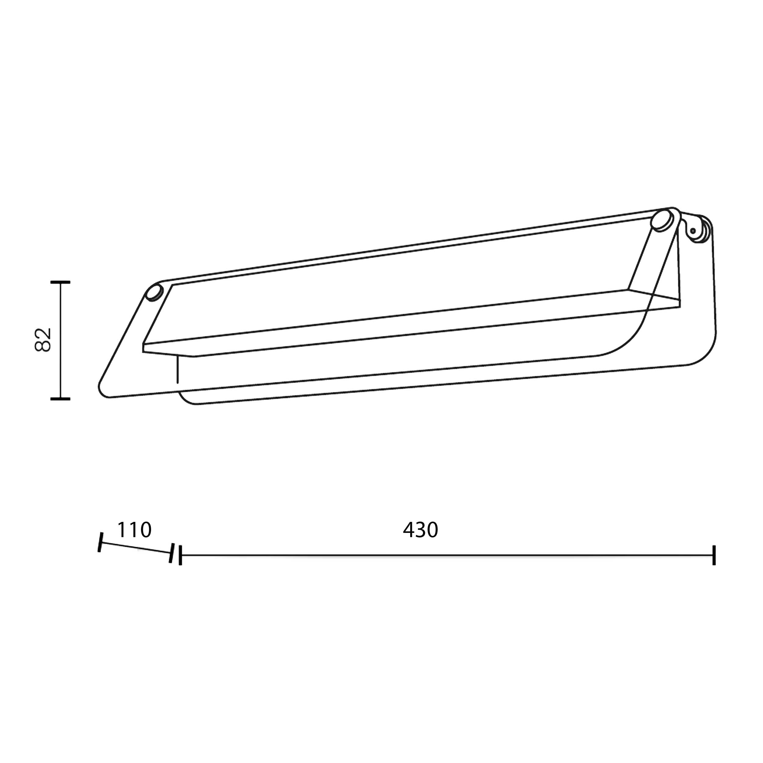 Maytoni Flat LED væglampe
