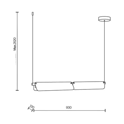Maytoni Flat LED pendel