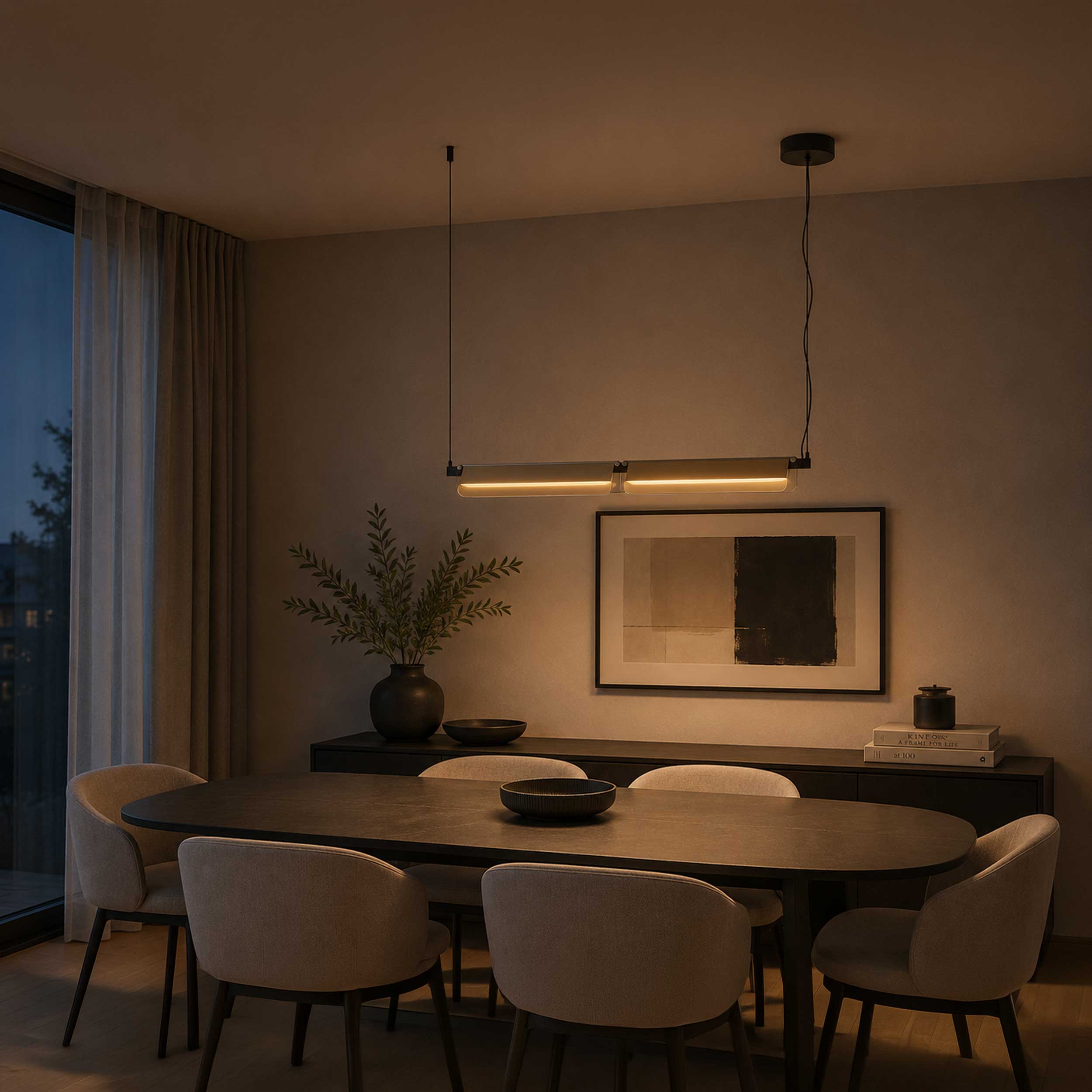 Maytoni Flat LED pendel