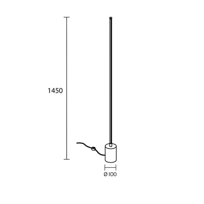 Maytoni Flow LED-gulvlampe