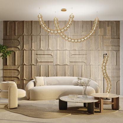 Maytoni Golden Cage LED-gulvlampe