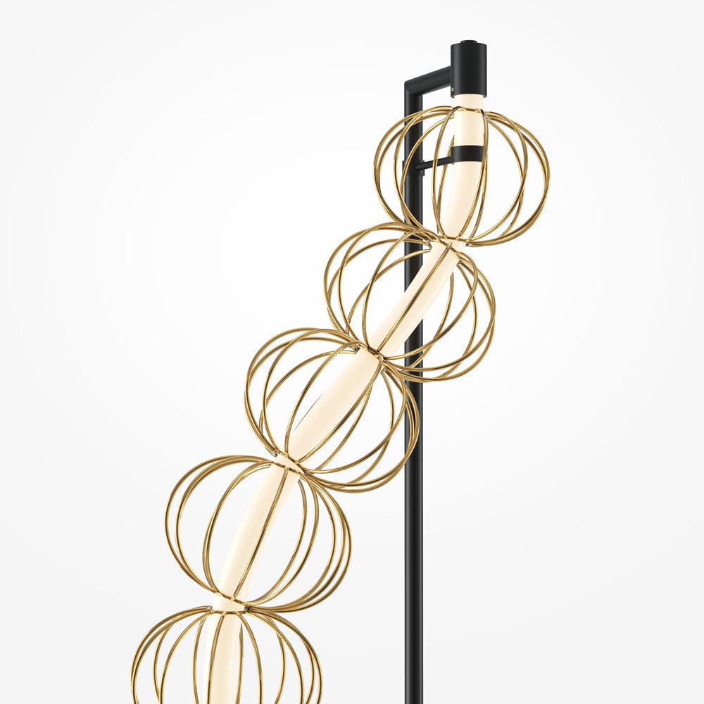 Maytoni Golden Cage LED-gulvlampe