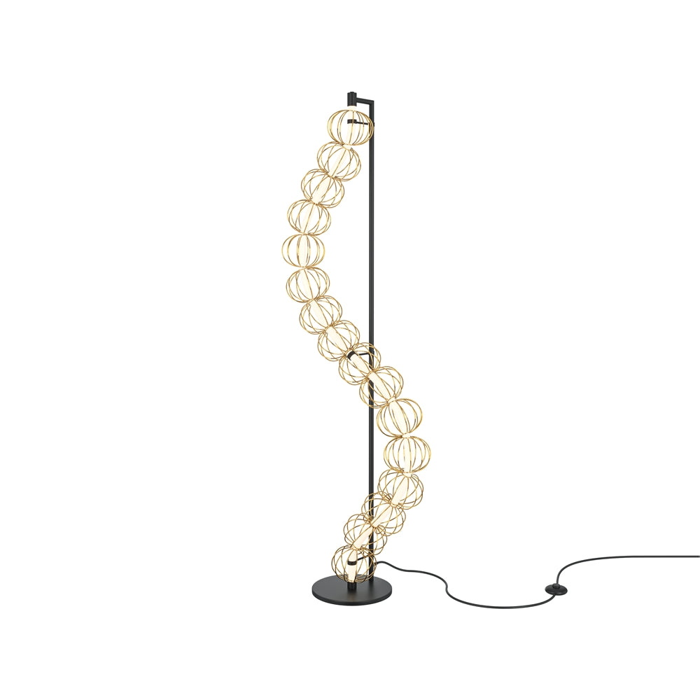 Maytoni Golden Cage LED-gulvlampe