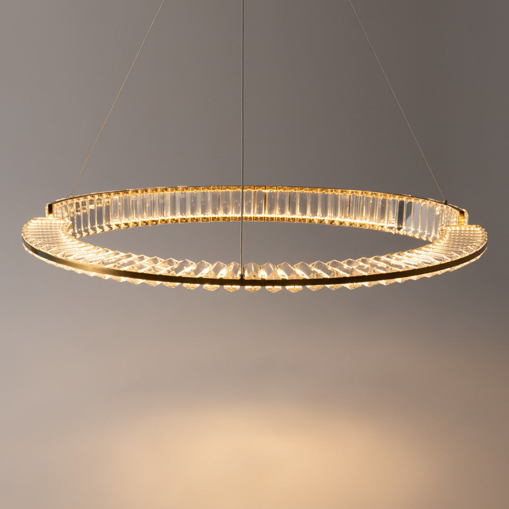 Maytoni Krone LED-pendel i cirkelform