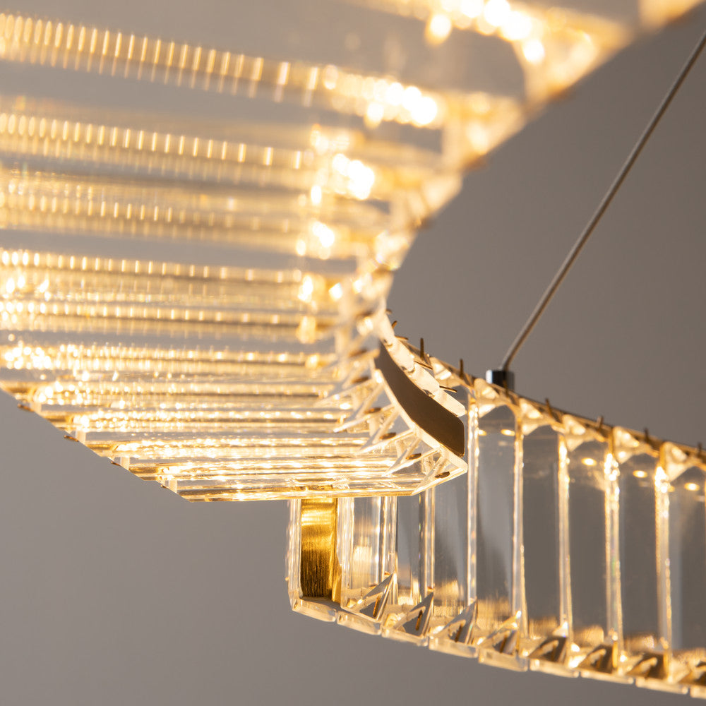 Maytoni Krone LED-pendel i cirkelform