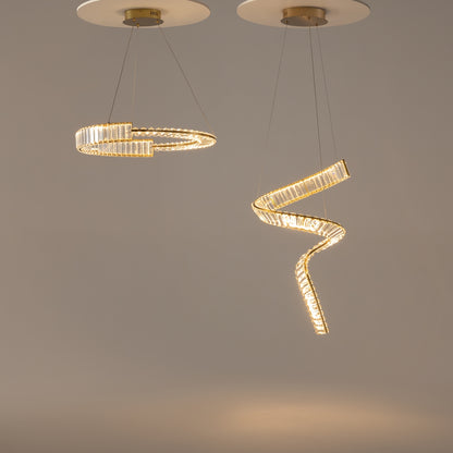 Maytoni Krone LED-pendel i cirkelform
