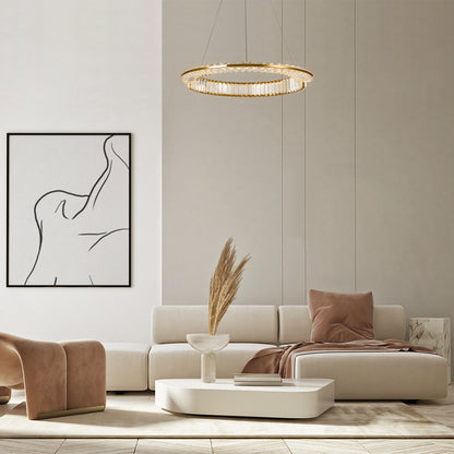 Maytoni Krone LED-pendel i cirkelform