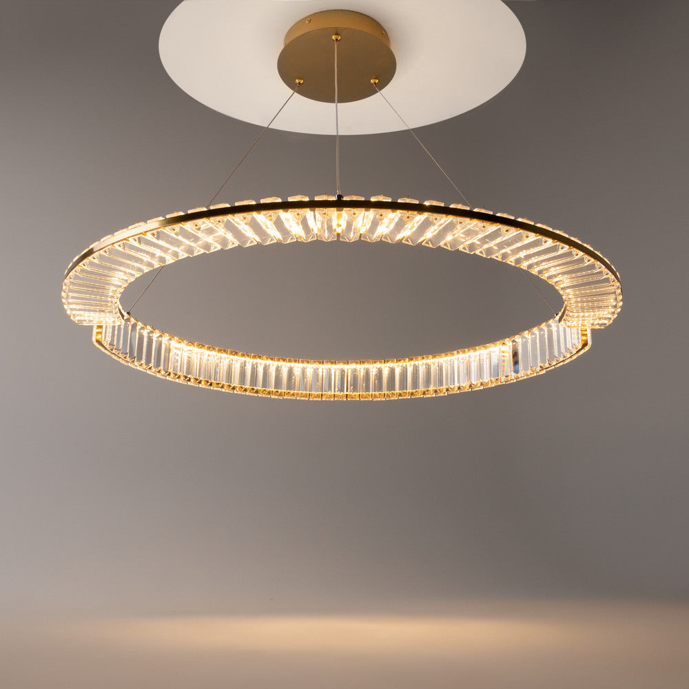 Maytoni Krone LED-pendel i cirkelform