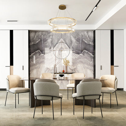 Maytoni Krone LED-pendel i cirkelform
