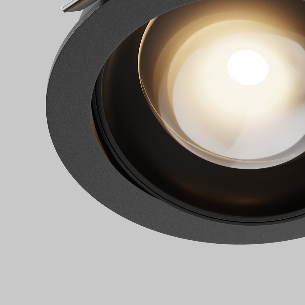 Maytoni downlight Lens LED 3000K 12W 70° indbygget cirkulært lysarmatur
