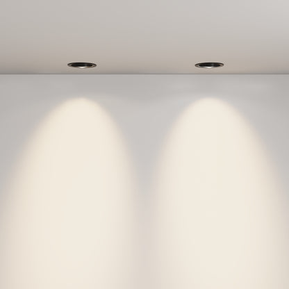 Maytoni downlight Lens LED 3000K 12W 70° indbygget cirkulært lysarmatur