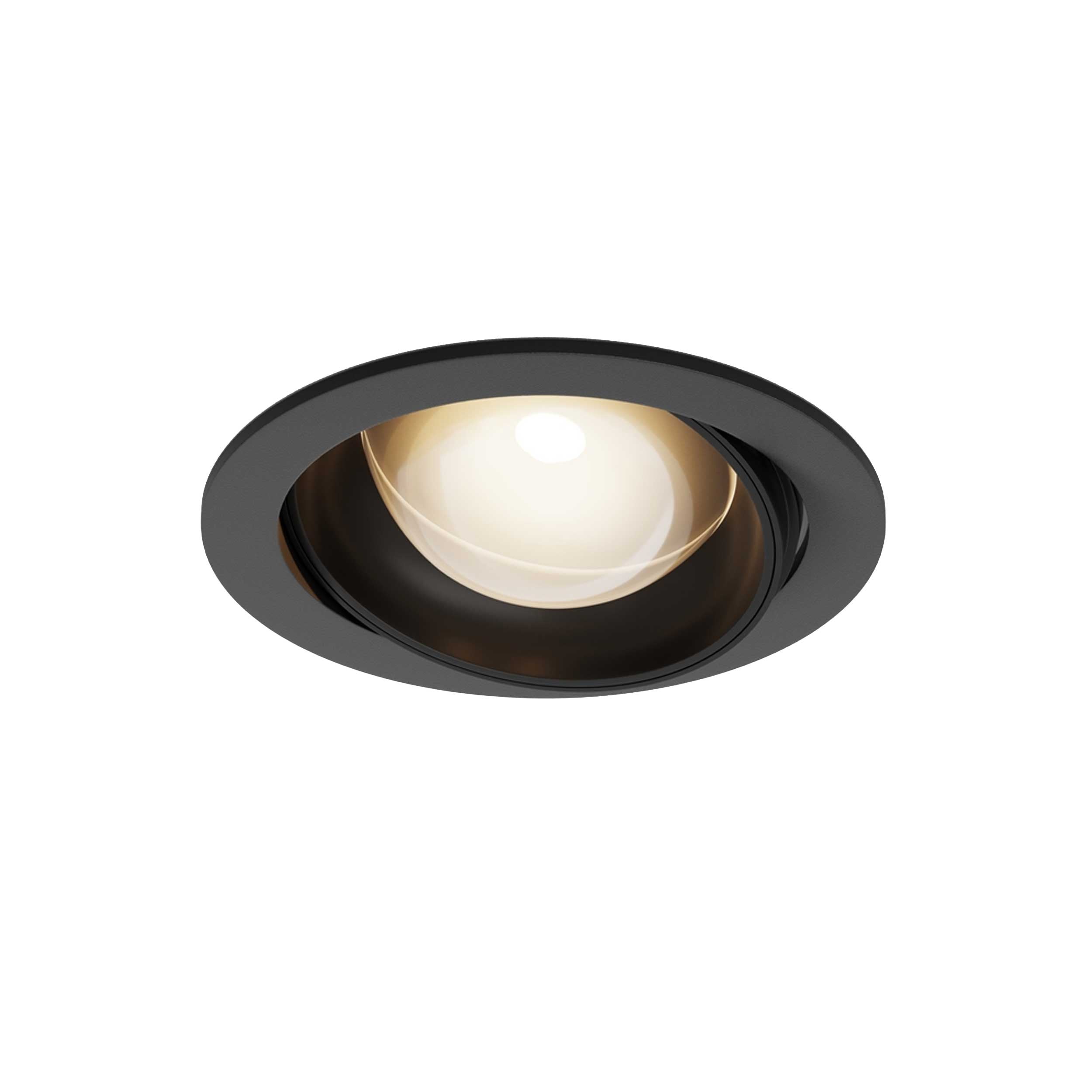 Maytoni downlight Lens LED 3000K 12W 70° indbygget cirkulært lysarmatur