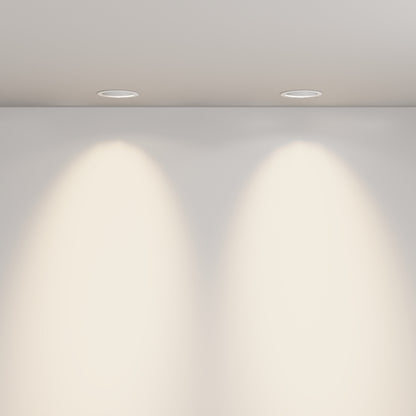 Maytoni downlight Lens LED 3000K 12W 70° indbygget cirkulært lysarmatur