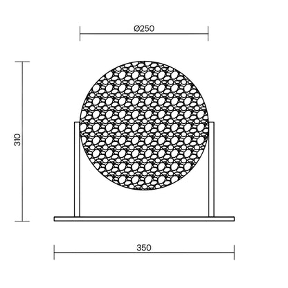Maytoni Mangata LED-bordlampe