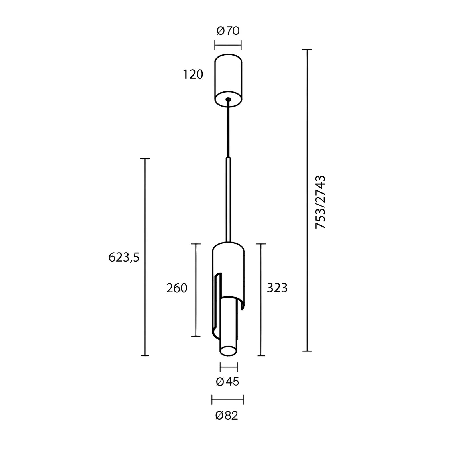 Maytoni Maris LED-pendel