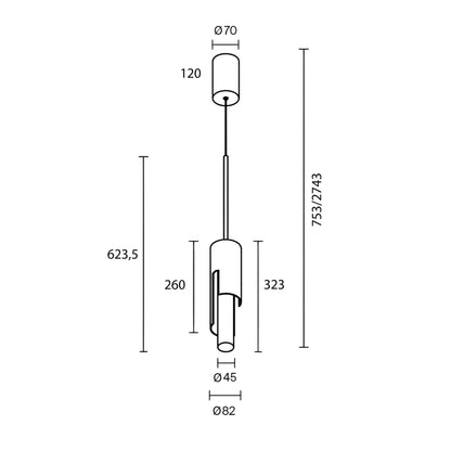 Maytoni Maris LED-pendel