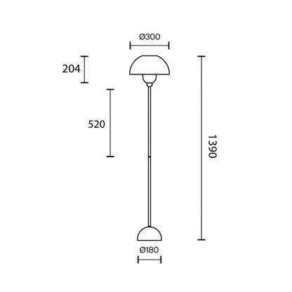 Maytoni Memory E14 gulvlampe