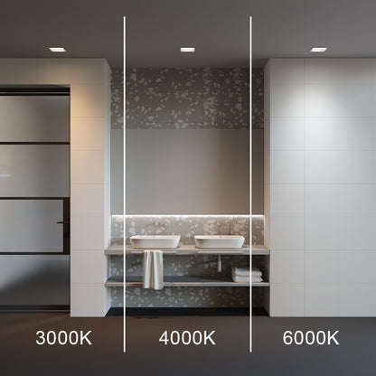 Maytoni downlight Okno LED 100° indbygget firkantet lampe