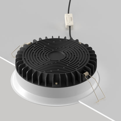 Maytoni downlight Okno LED 100° indbygget cirkulært lysarmatur