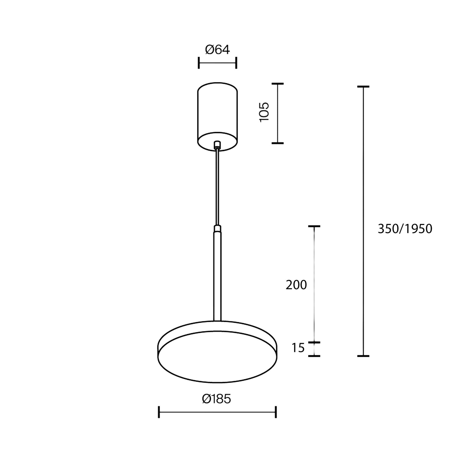 Maytoni Plato LED-pendel