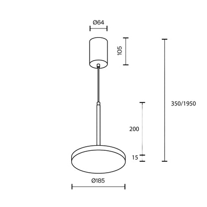 Maytoni Plato LED-pendel