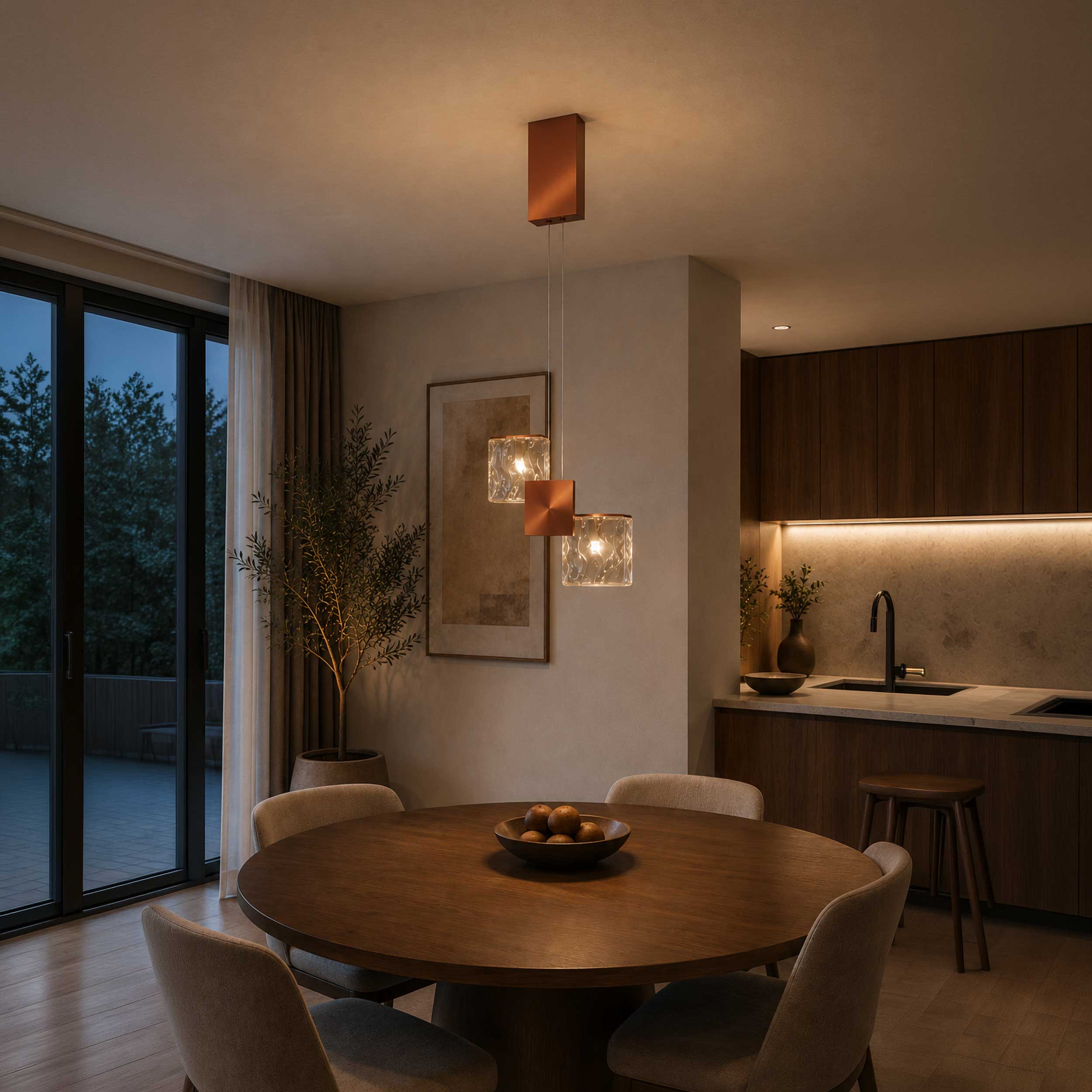 Maytoni Quadro LED-pendel