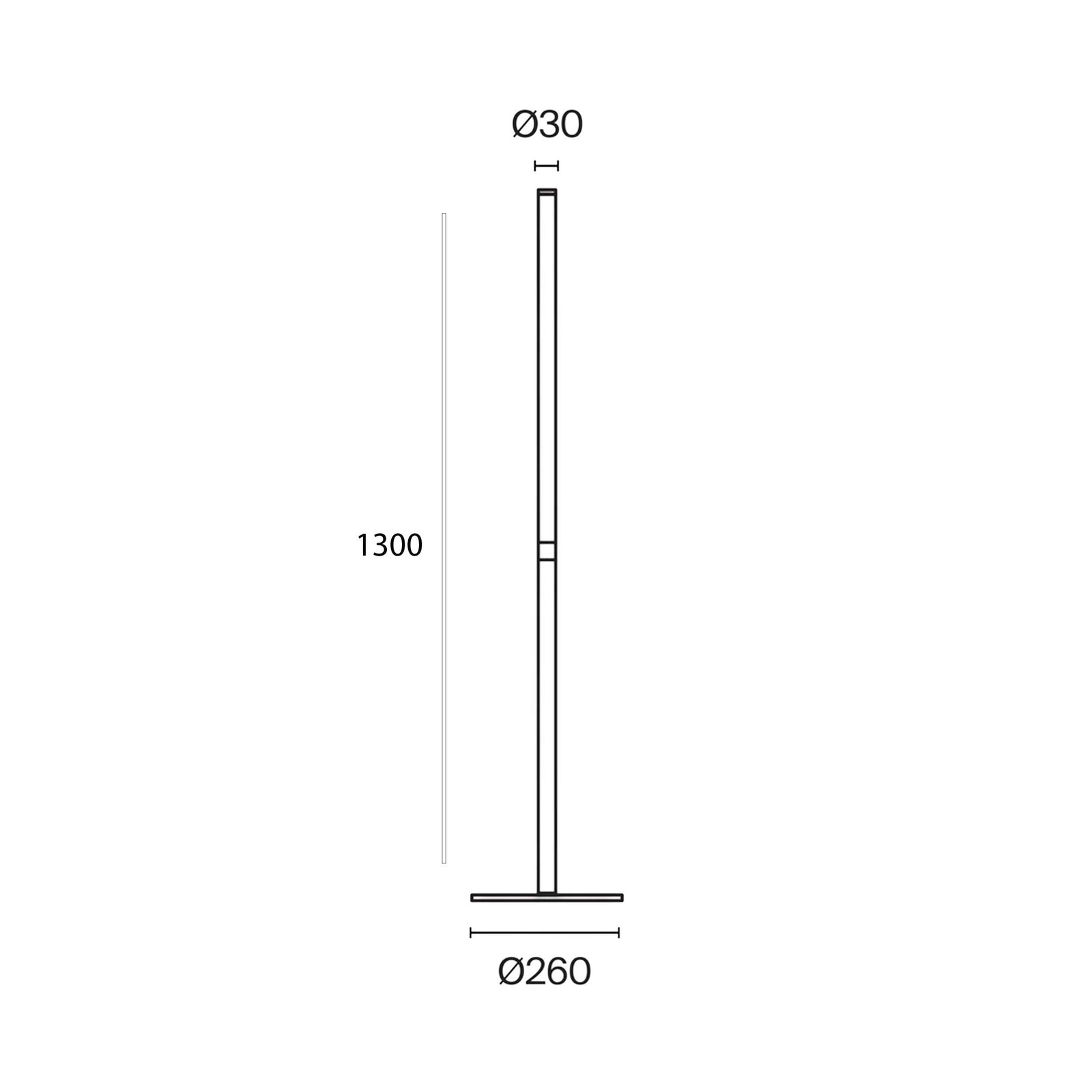 Maytoni Ray LED-gulvlampe