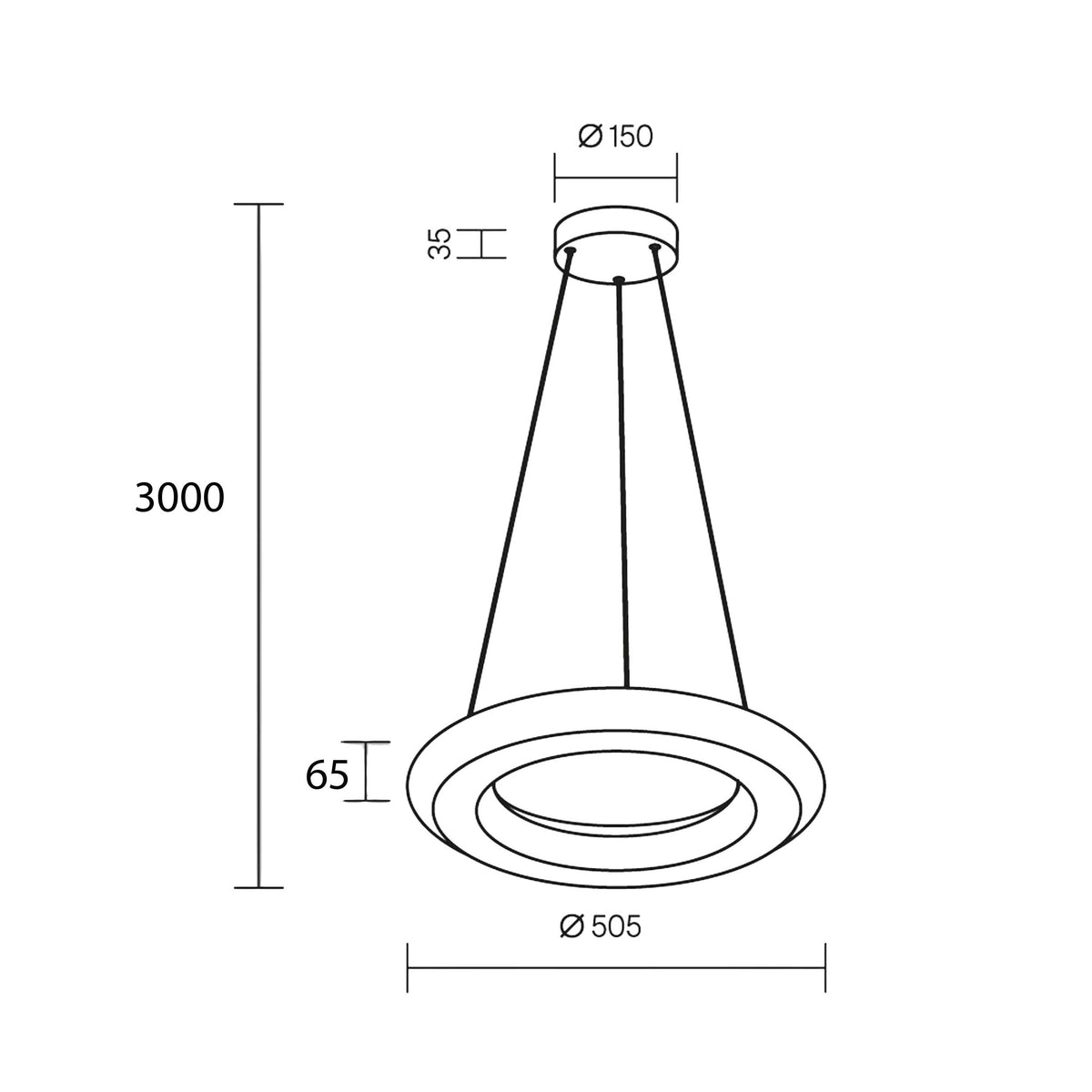 Maytoni Seda LED-pendel