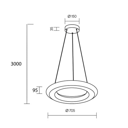 Maytoni Seda LED-pendel