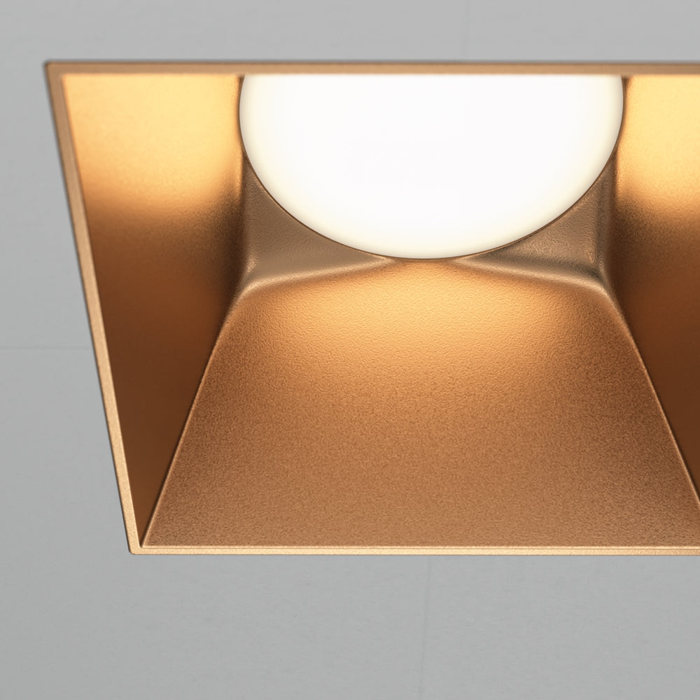 Maytoni downlight Share GU10 indbygget firkantet lampe