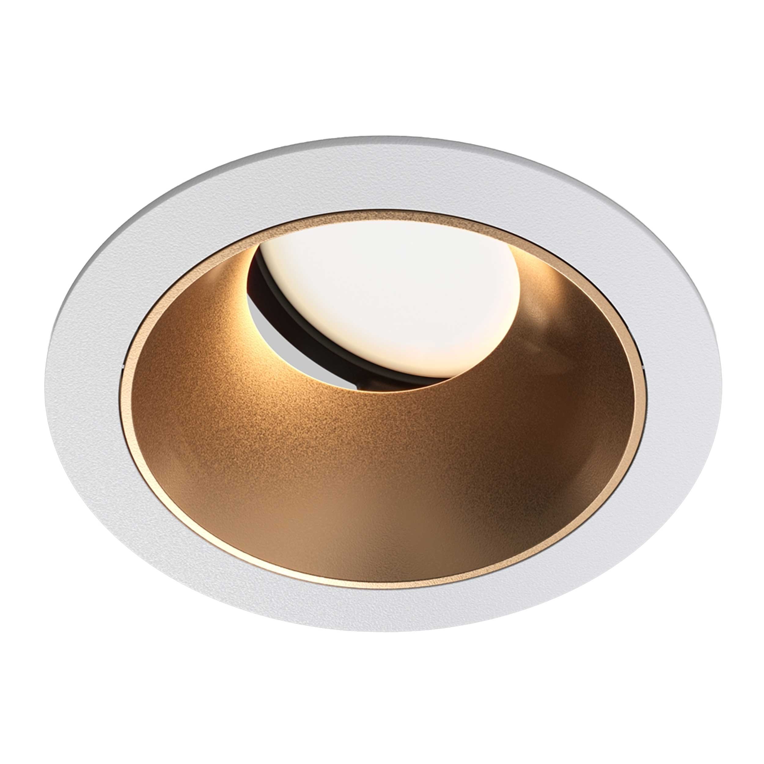 Maytoni downlight Share GU10 indbygget cirkulært lysarmatur