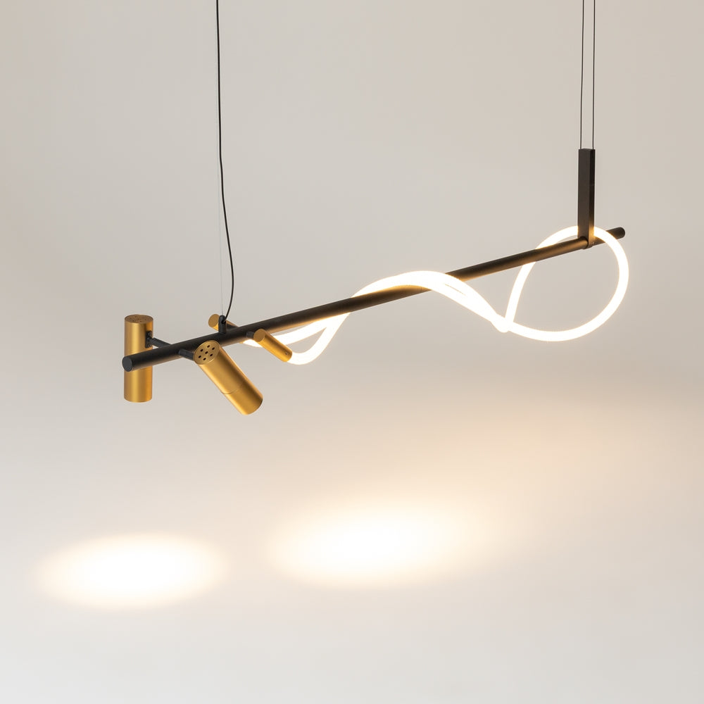 Maytoni Tau LED-pendel med ekstra lyskilder