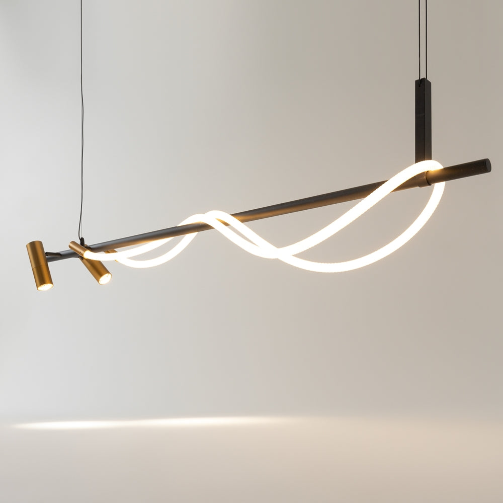 Maytoni Tau LED-pendel med ekstra lyskilder