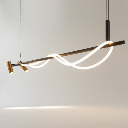 Maytoni Tau LED-pendel med ekstra lyskilder
