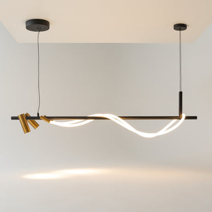 Maytoni Tau LED-pendel med ekstra lyskilder