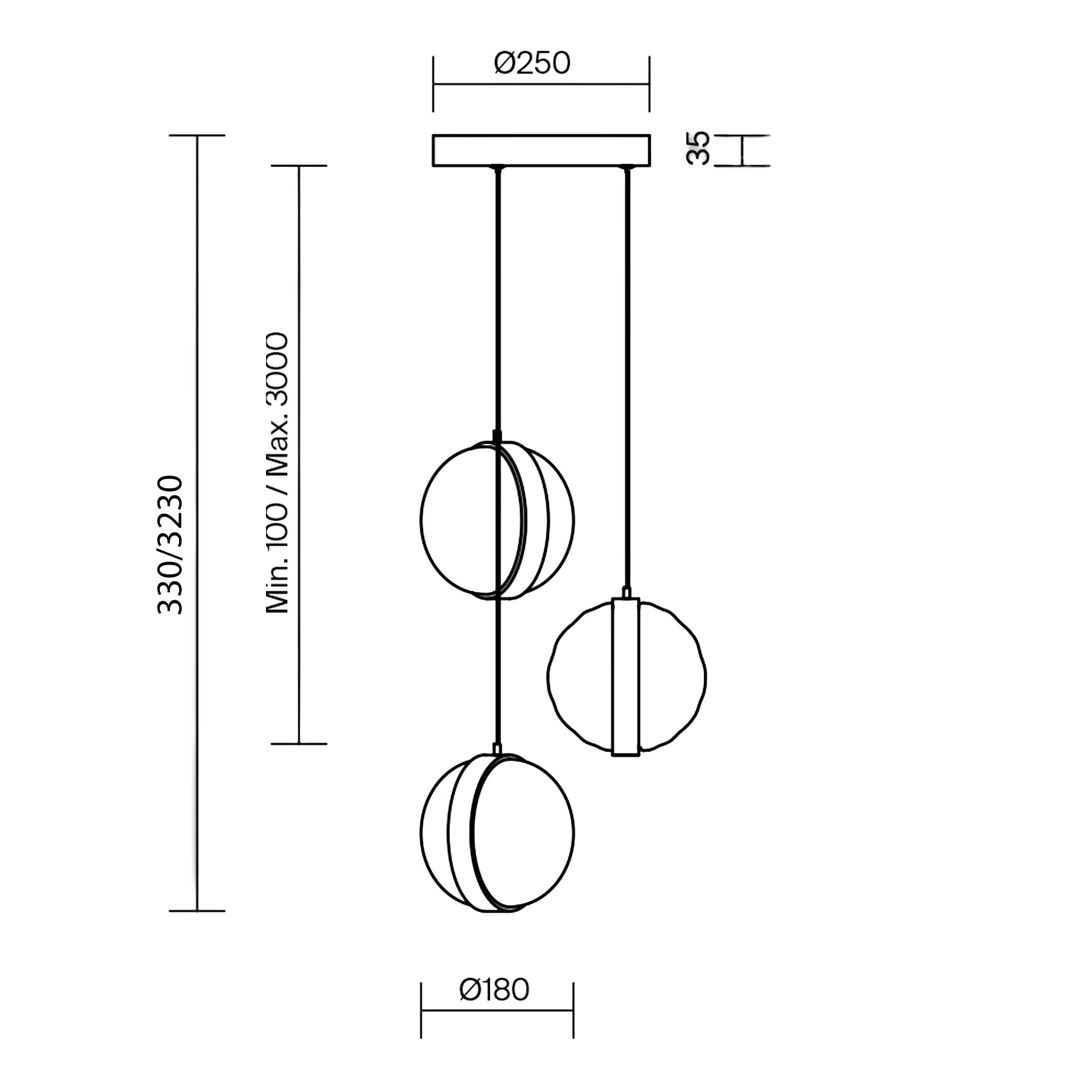 Maytoni Misterio LED-pendel