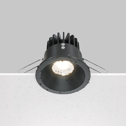 Maytoni downlight Zoom LED 60° indbygget cirkulært lysarmatur, sort