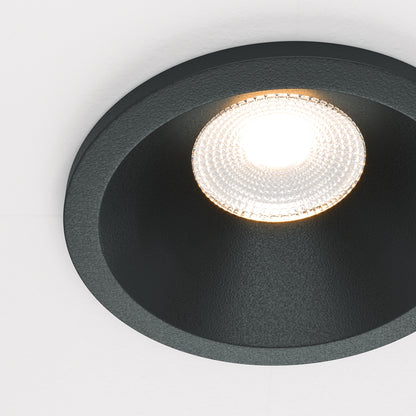 Maytoni downlight Zoom LED 60° indbygget cirkulært lysarmatur, sort